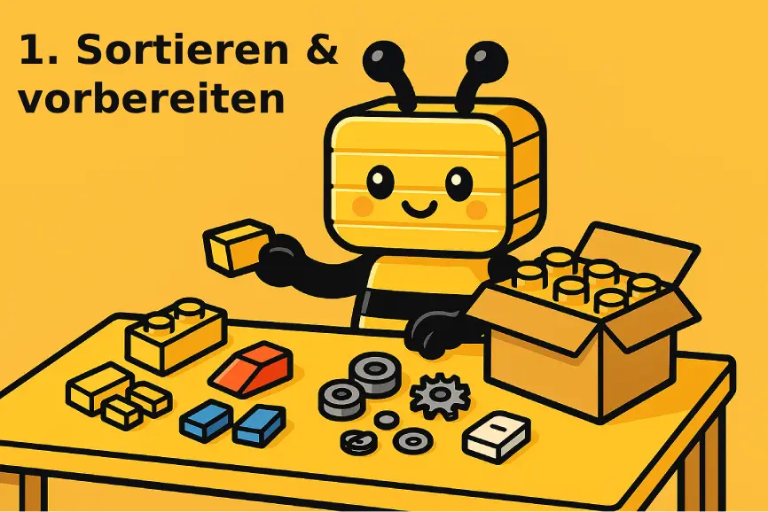 LEGO Ankauf sortieren und vorbereiten für den Verkauf bei BrickBee